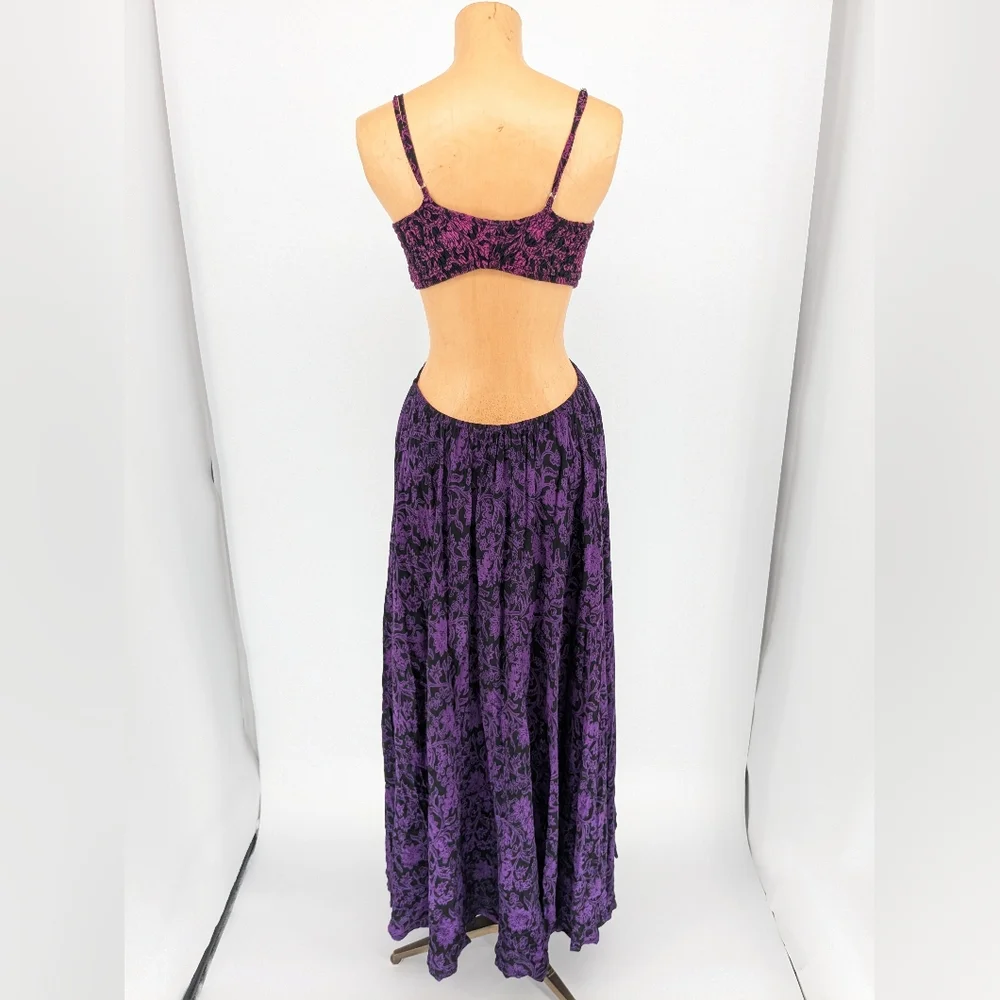 Indah Innocence Maxi Dress Batik Mix XS Open Back Boho Festival Beach Revolve - Picture 5 of 10